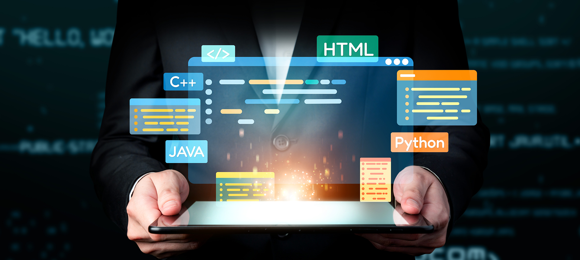 Criação de sites institucionais pela Agência XYZ Code, com design profissional.